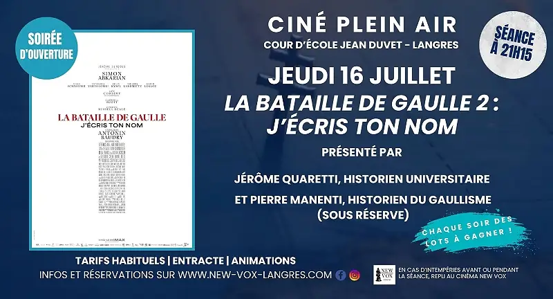 Ciné plein-air - Cinéma New Vox