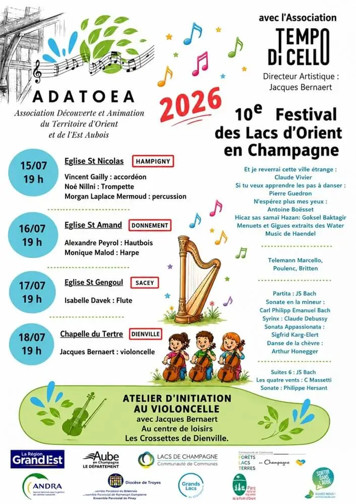 10e Festival des Lacs d'Orient en Champagne