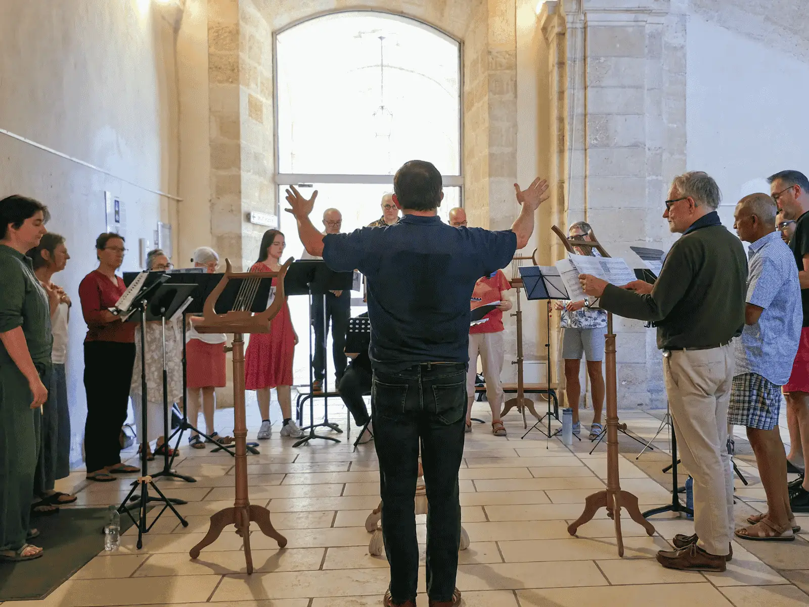 Concert des élèves de polyphonie et consort de flûtes (académie d'été)