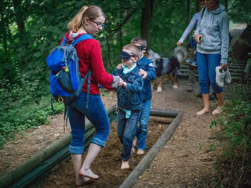 Hopla geis, le parcours SensoRied en soirée