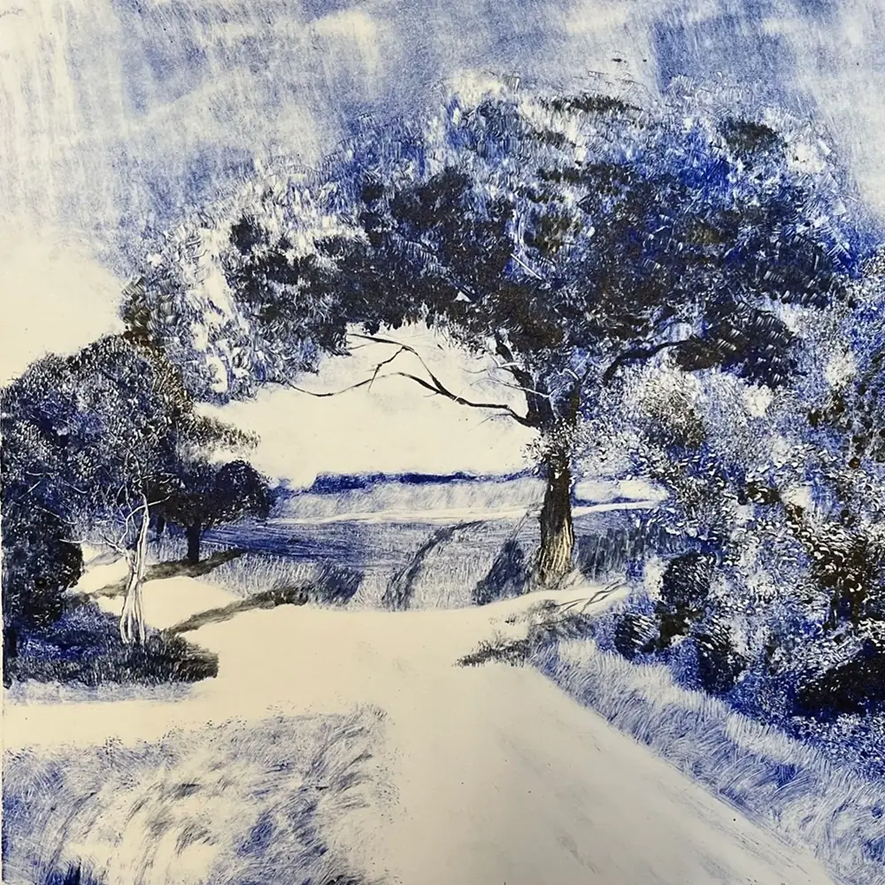Exposition de peintures, créations en tôle & monotypes