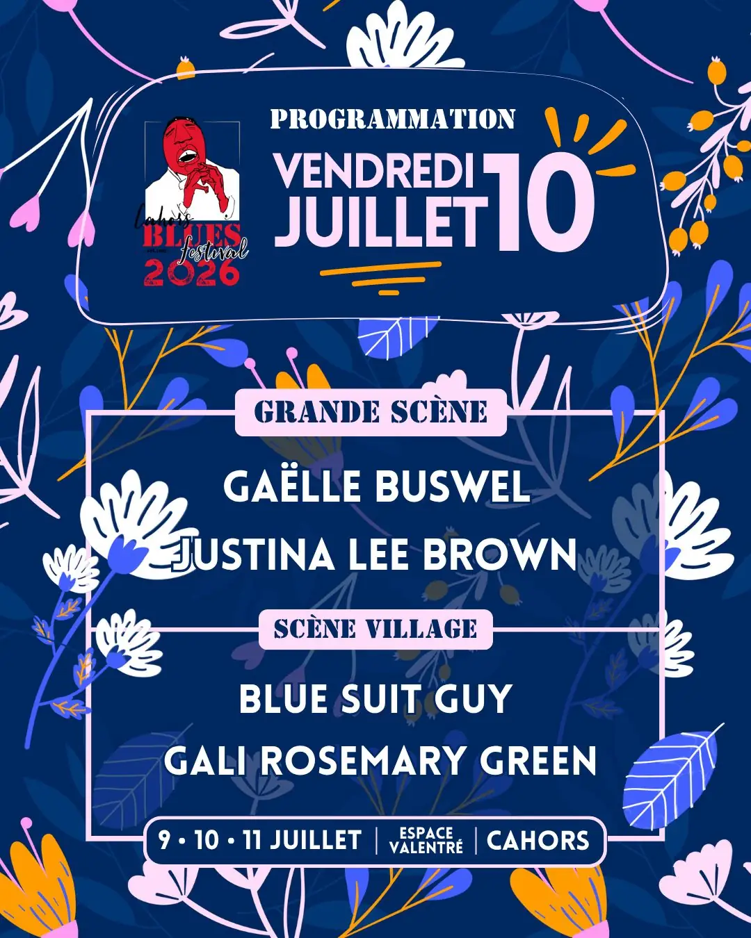Cahors Blues Festival : Ghalia Volt et Marlyn Band