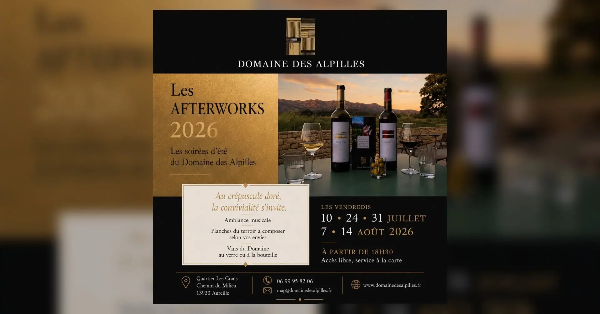 Les Afterworks du Domaine des Alpilles