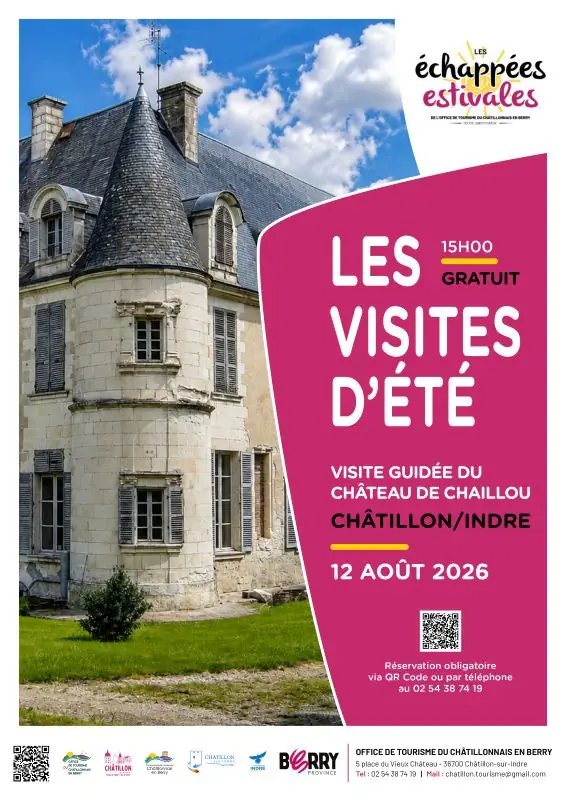 Visite guidée des exterieurs du château de Chaillou