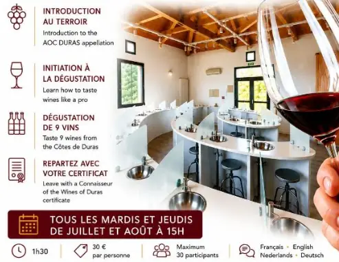 Les secrets des vins de Duras