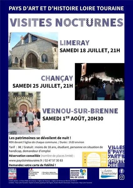 Visite nocturne de Chançay