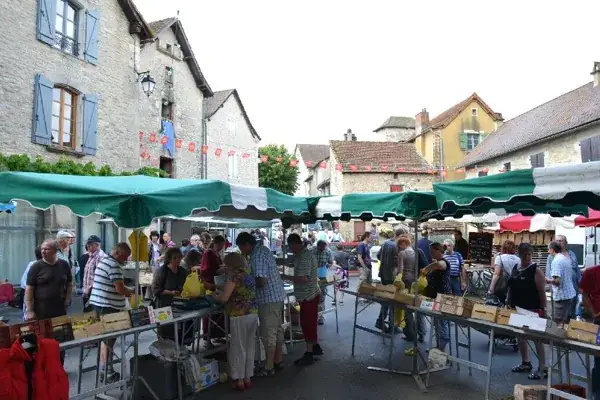 Marché de Villeneuve, le dimanche matin
