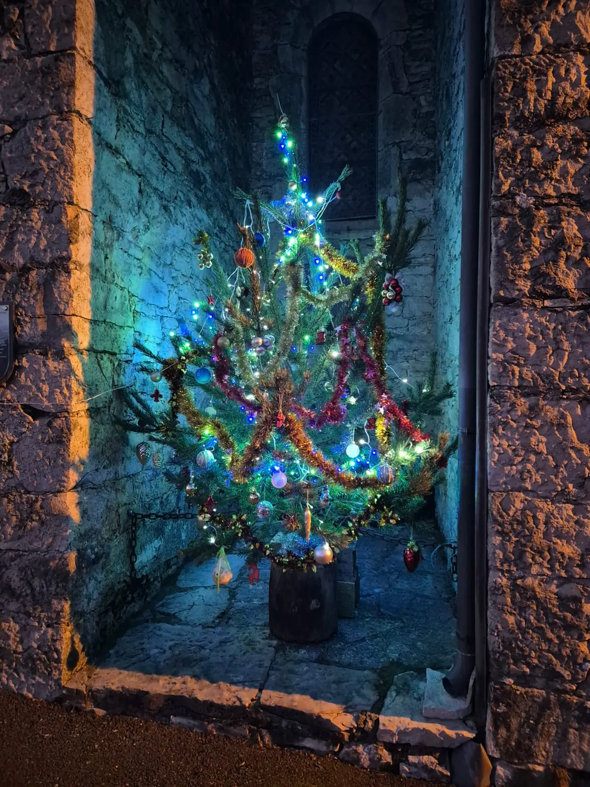 CRÈCHE ET SAPIN DE L'ÉGLISE DE LA PIGUIÈRE