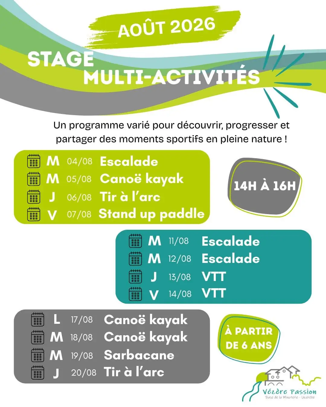Stage multi-activités