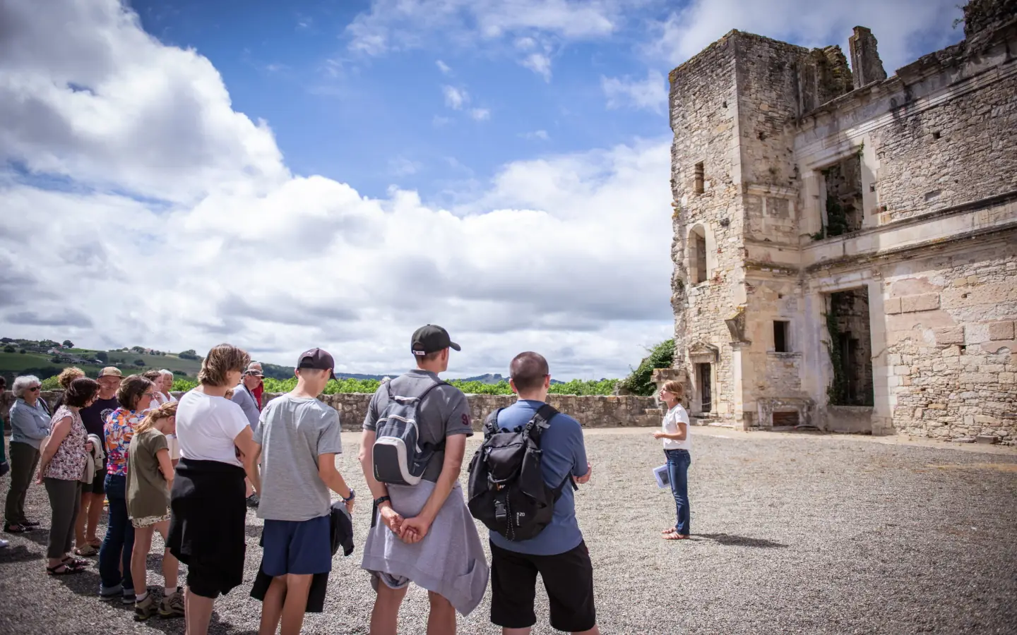 Visite du château de Gramont