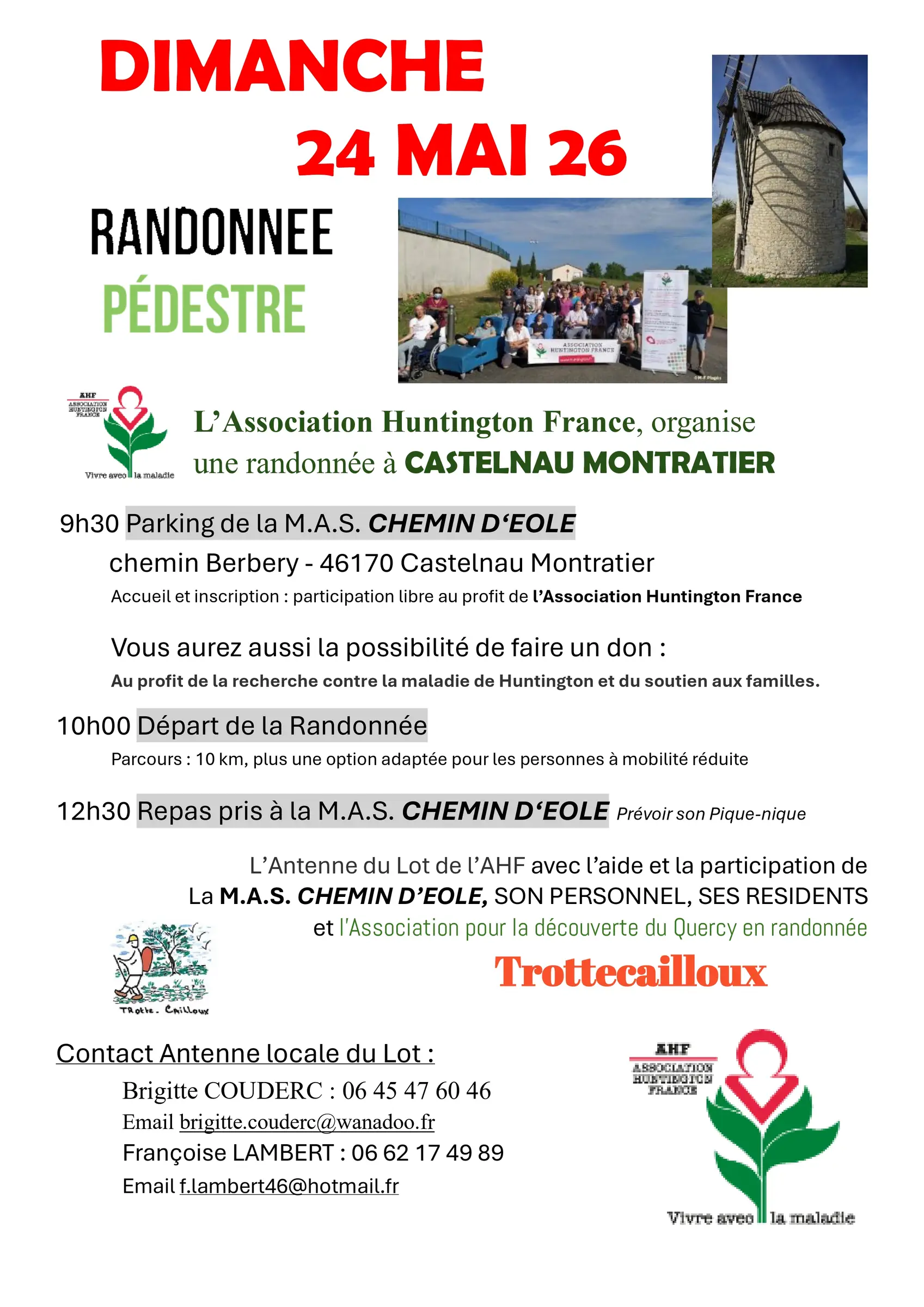 Randonnée pédestre Trotte Cailloux