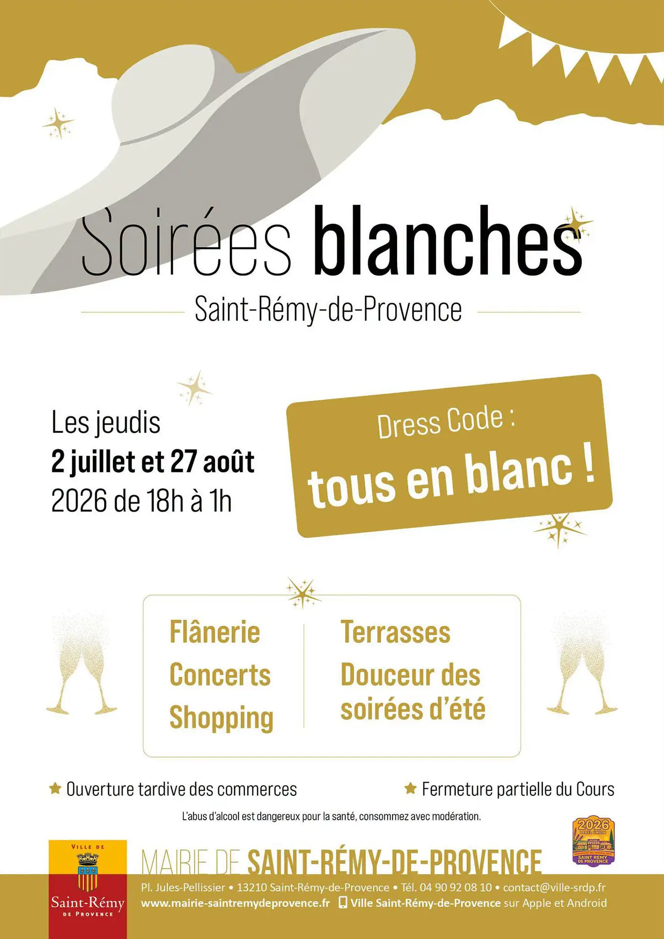 Soirée blanche à Saint-Rémy-de-Provence