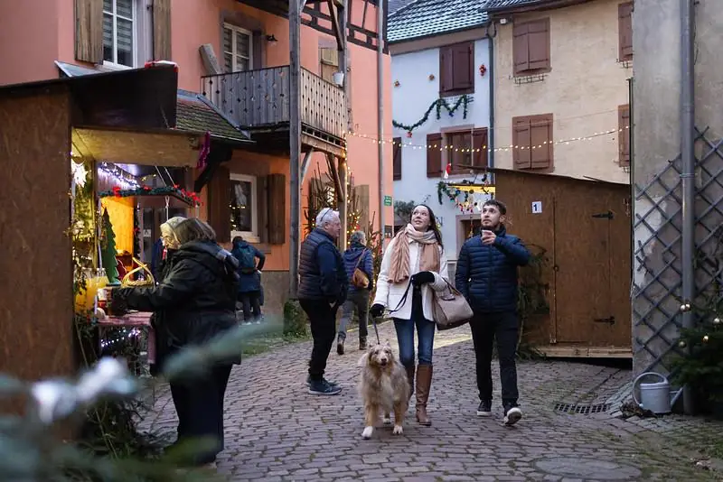 Marché de Noël du plus petit village médiéval d'Alsace