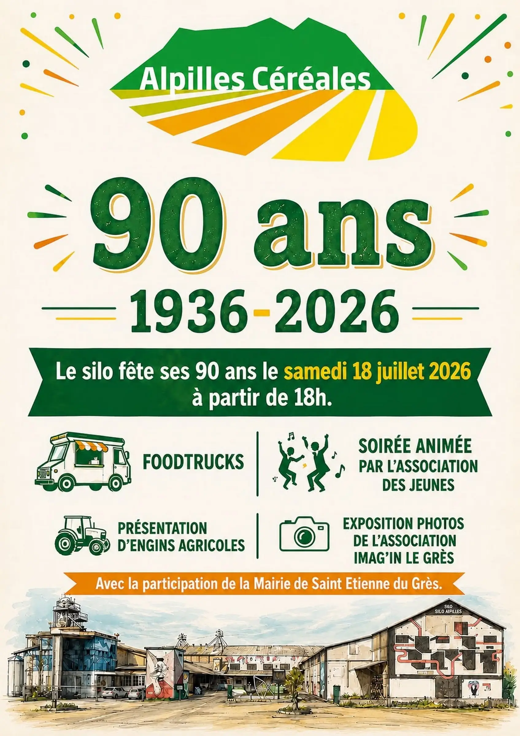 Alpilles Céréales fête ses 90 ans à St. Etienne du Grès