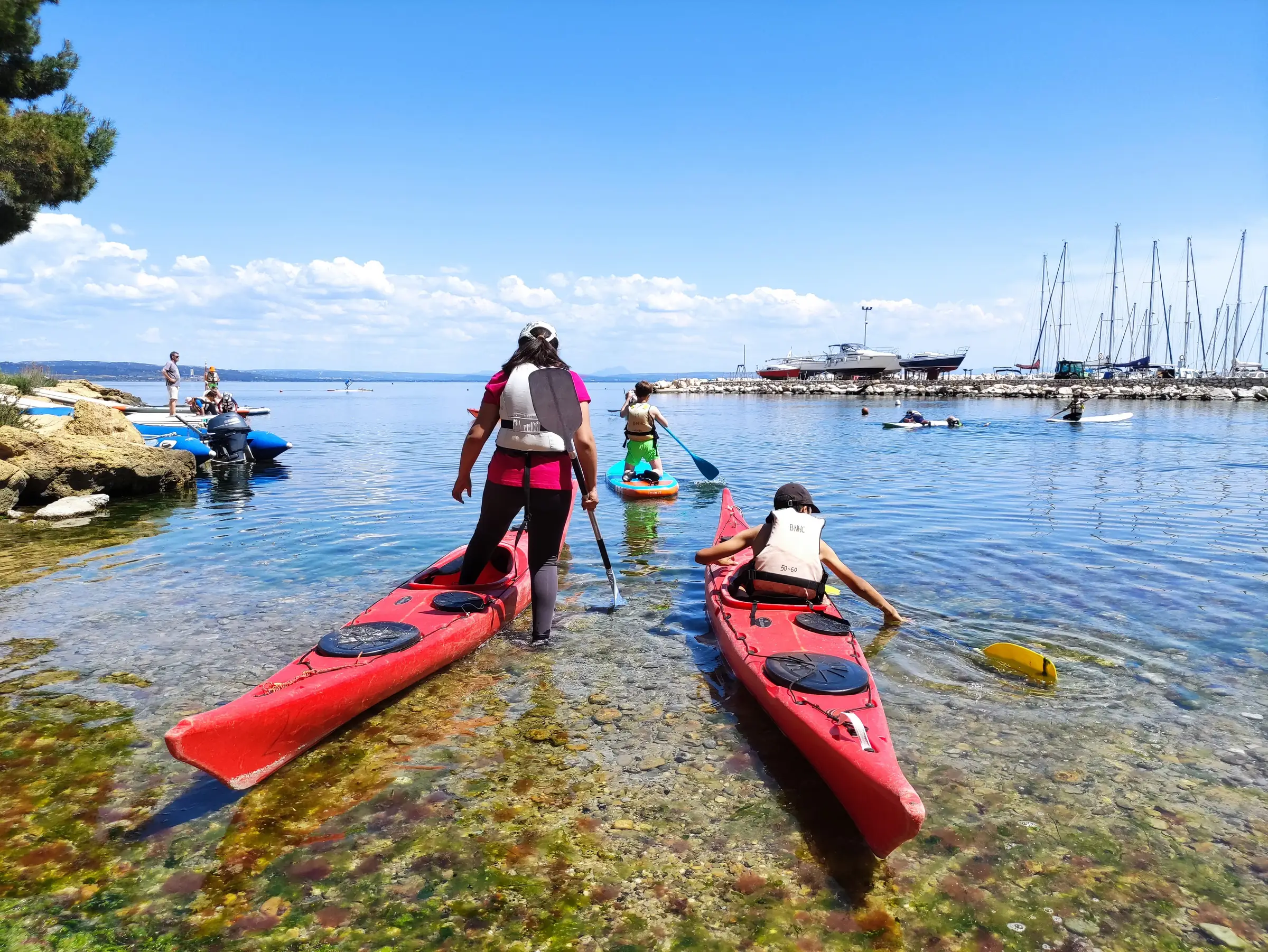Balade en kayak sur l'Étang de Berre