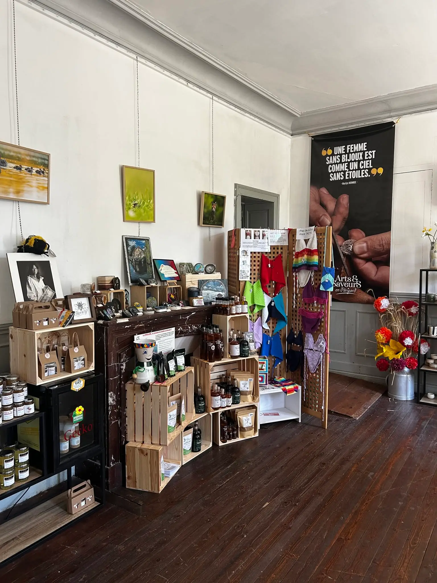 Arts et saveurs en Périgord boutique éphémère