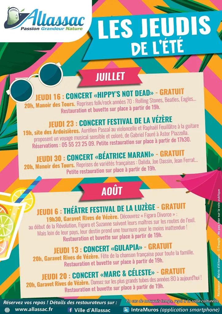Les jeudis de l'été :Concert : Marc et Céleste (Garavet)