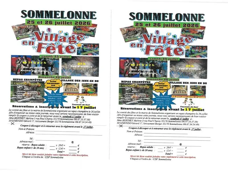 Village en fête
