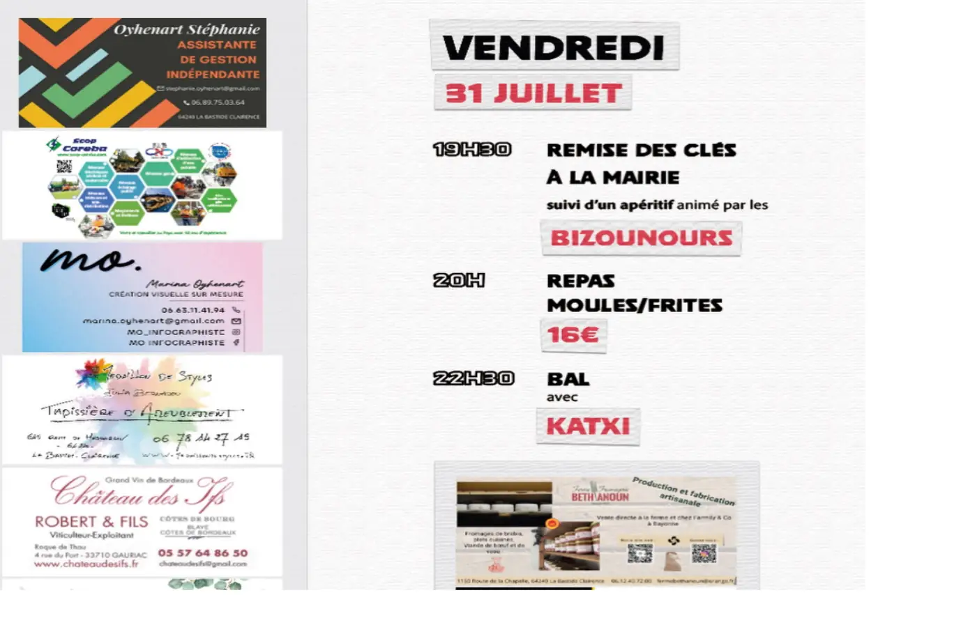 Fêtes du village