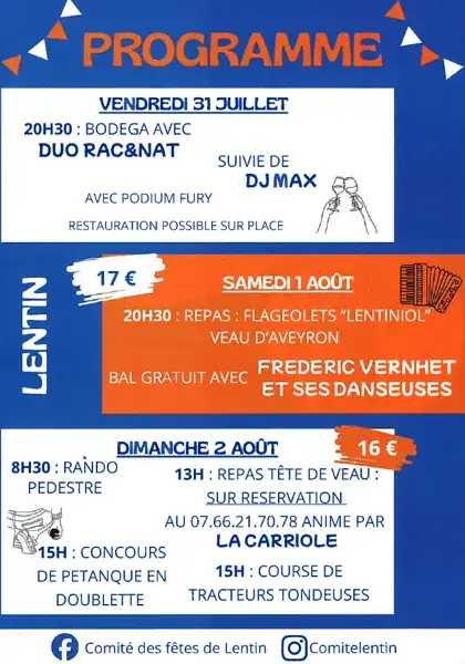 Fête de Lentin à Lédergues