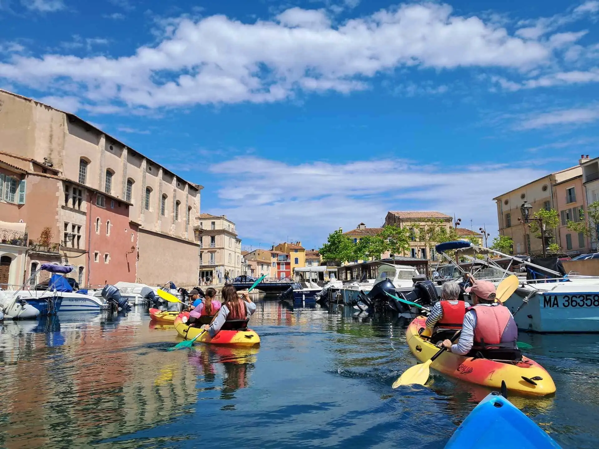 Sortie en kayak sur les canaux de Martigues