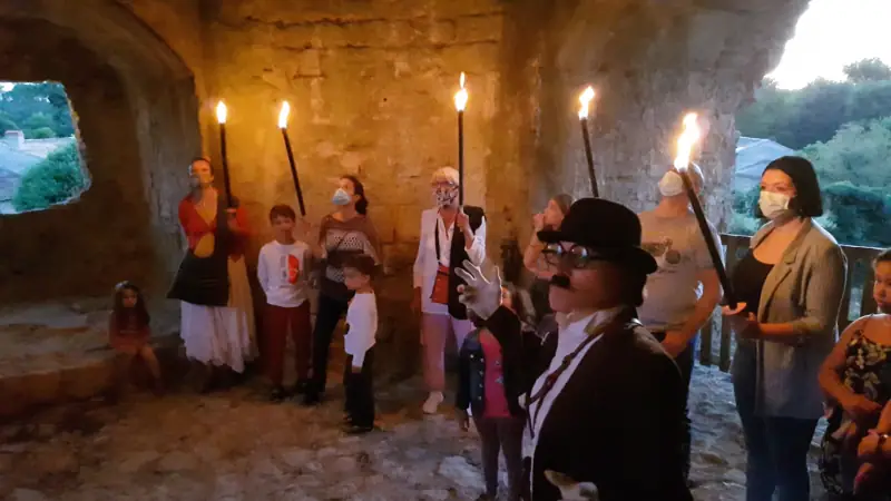 Visites flambées au Château de Villandraut