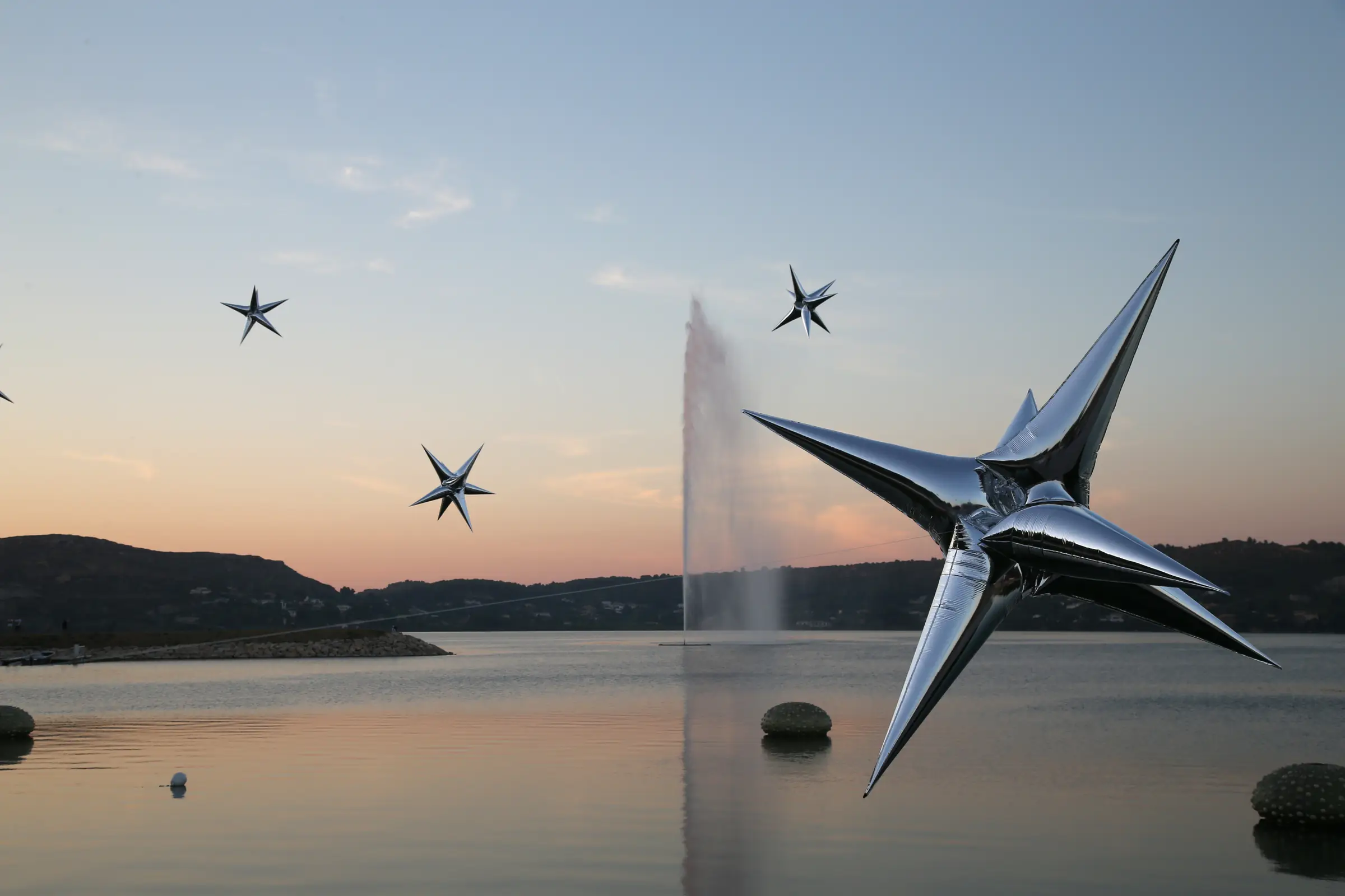 Le jet d'eau