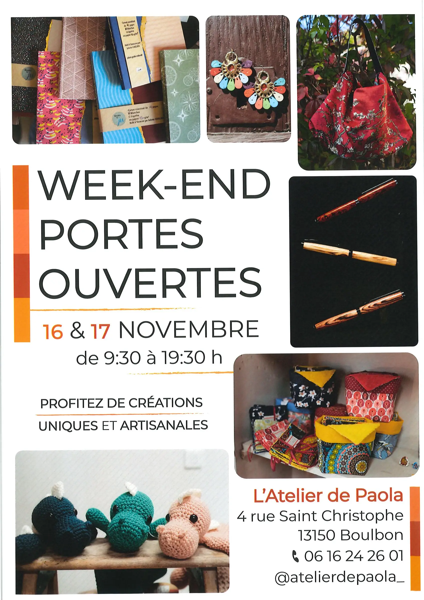 Porte ouverte "L'atelier de Paola"