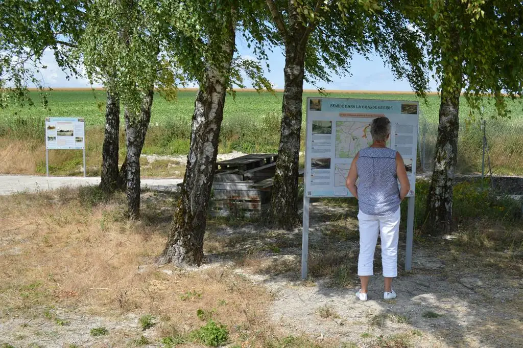 Site des vestiges du canon de marine allemand