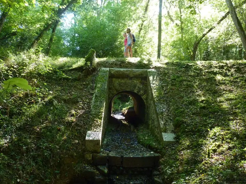 Balade sur le "chemin de la Ligne", visite d'un souterrain et apéritif vigneron au Chai Doléris