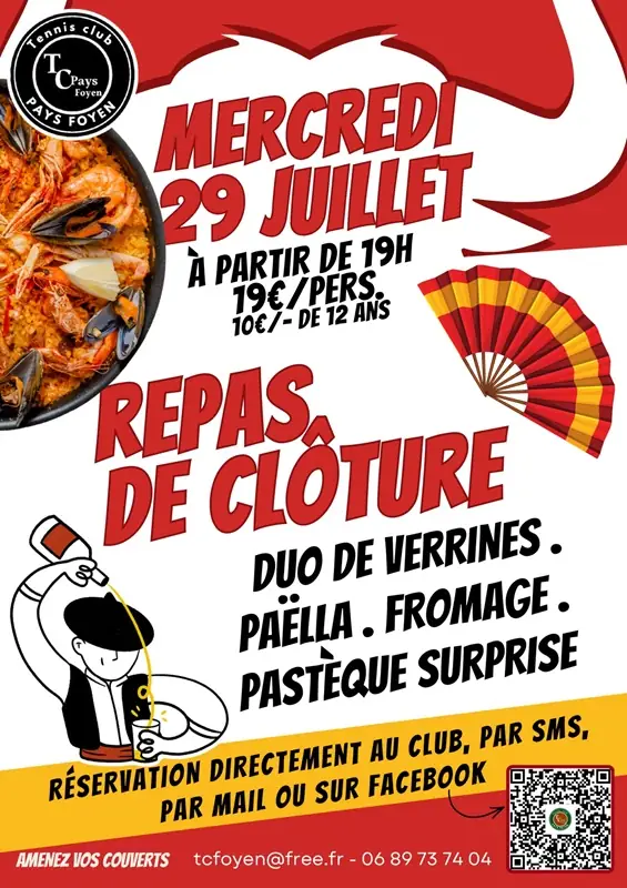 Quatre soirées estivales gourmandes au Tennis Club Pays Foyen