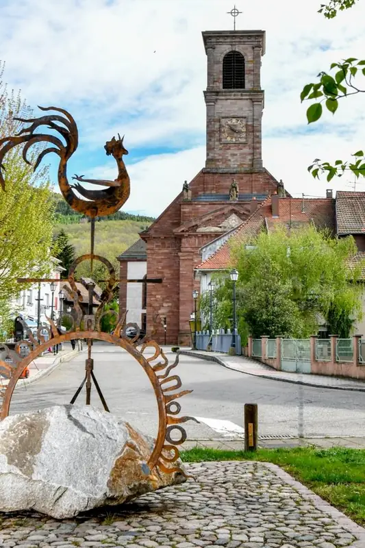 Le centre ville de Masevaux-Niederbruck