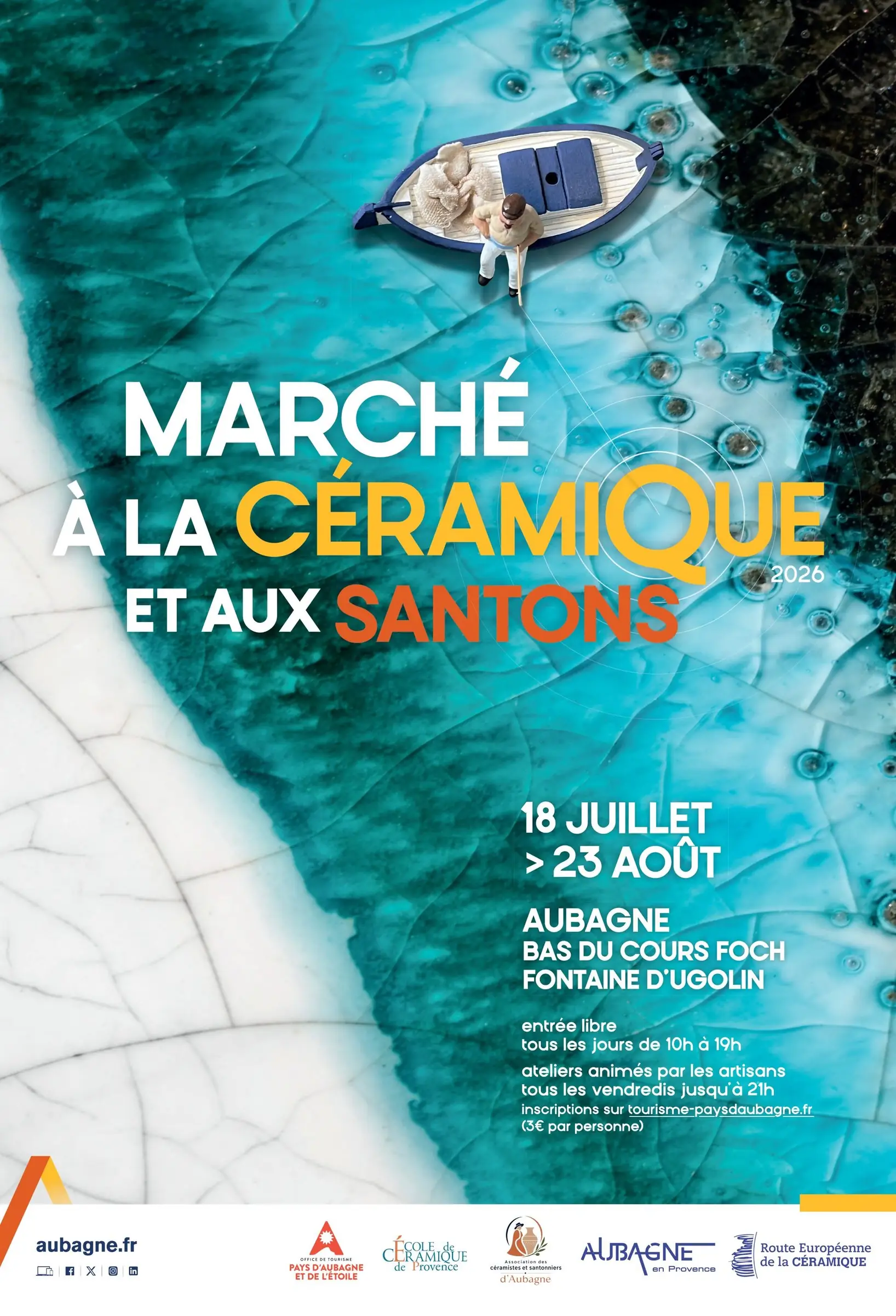 Marché à la céramique et aux santons