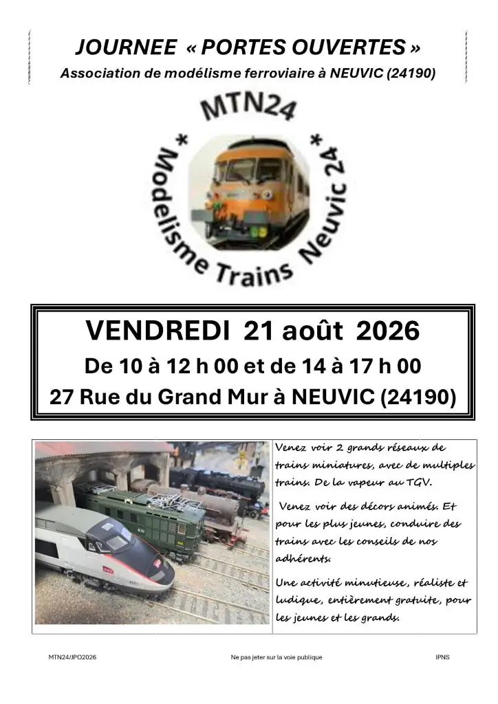 Portes ouvertes : modélisme ferroviaire