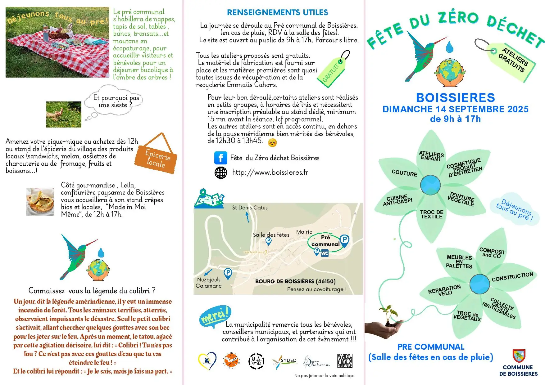 Fête du zéro déchet à Boissières
