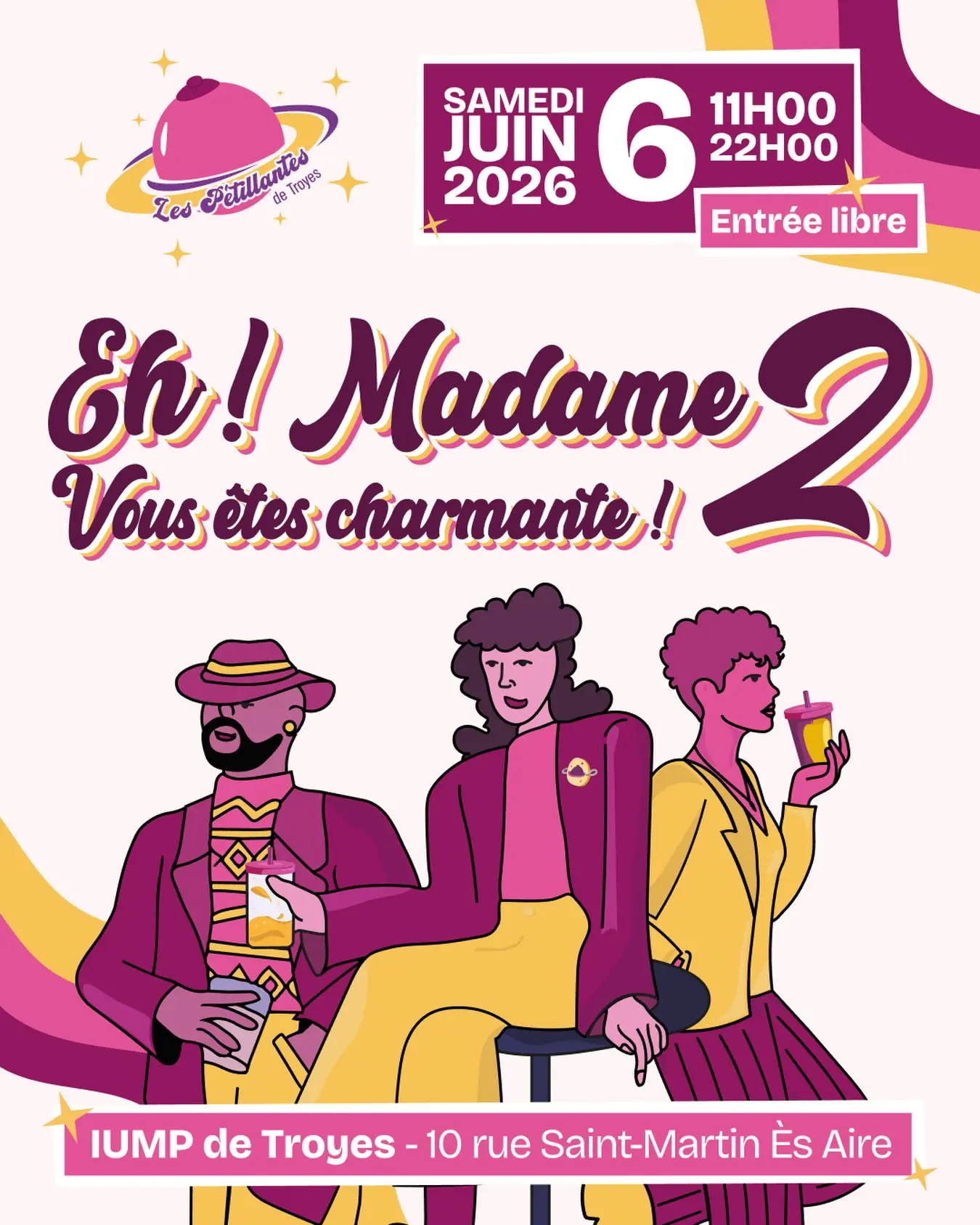 Eh ! Madame, Vous êtes charmante !