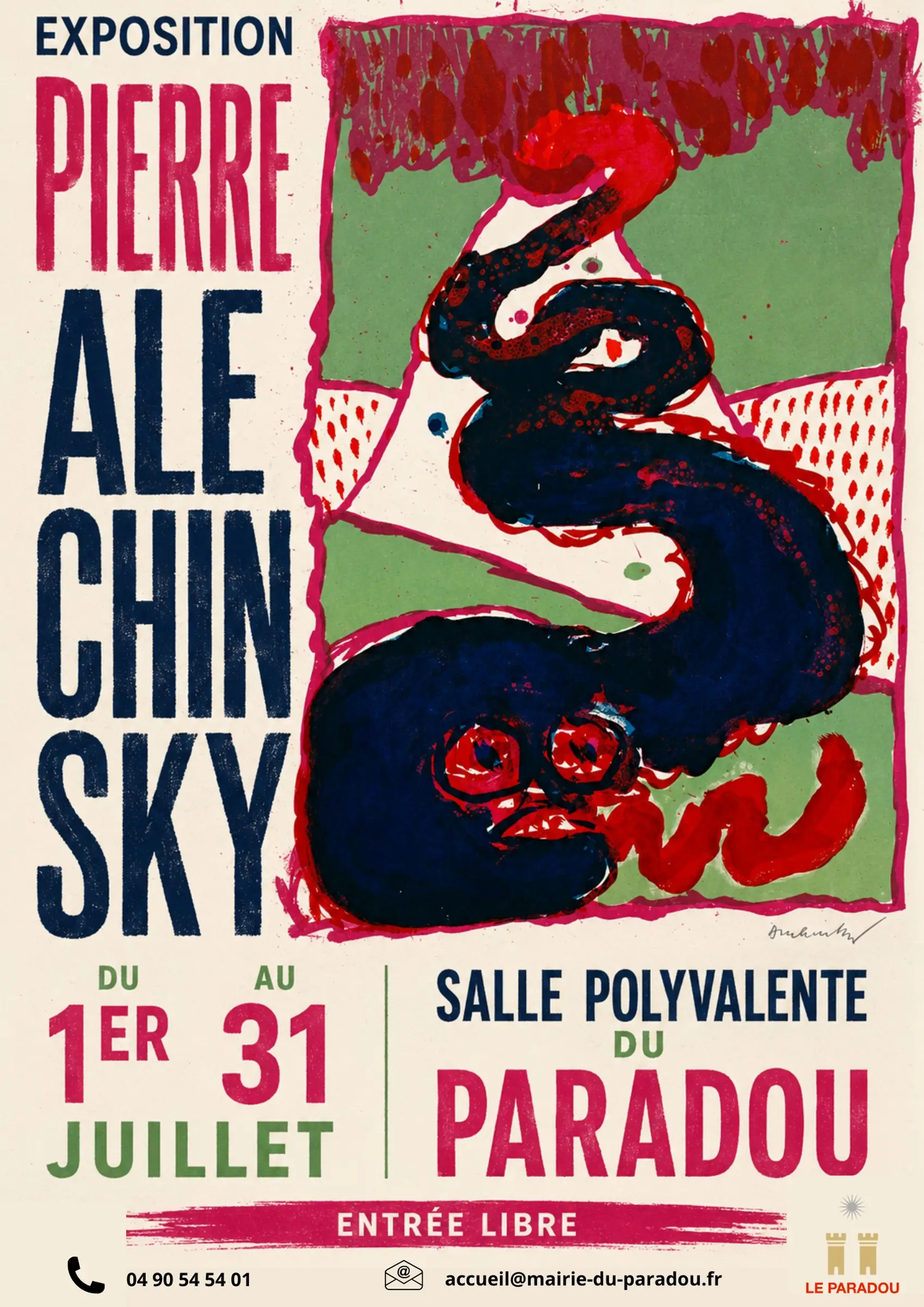 Exposition Pierre Alechinsky du Paradou