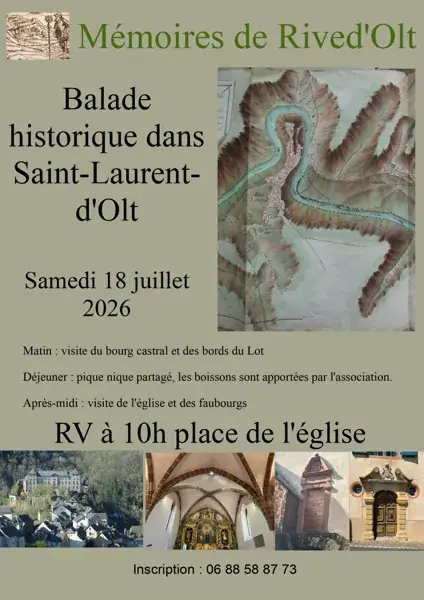 Balade historique dans Saint-Laurent-d'Olt
