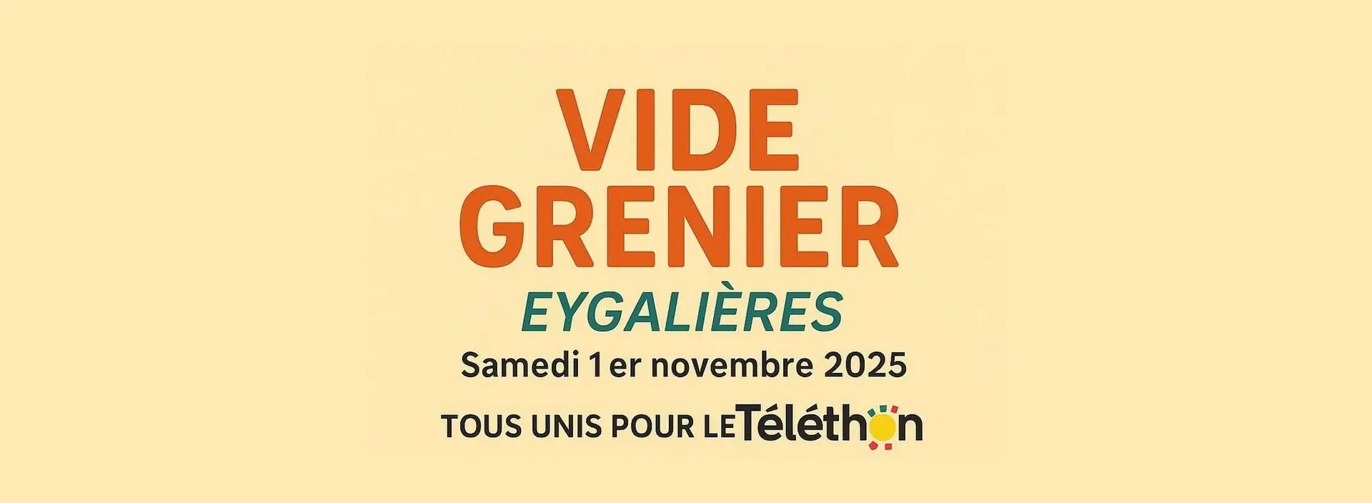 Vide-grenier du Téléthon