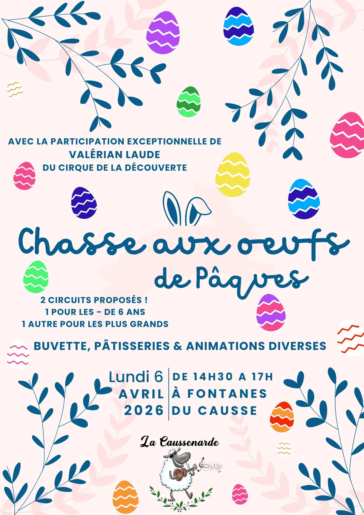 Chasse aux oeufs à Fontanes du Causse