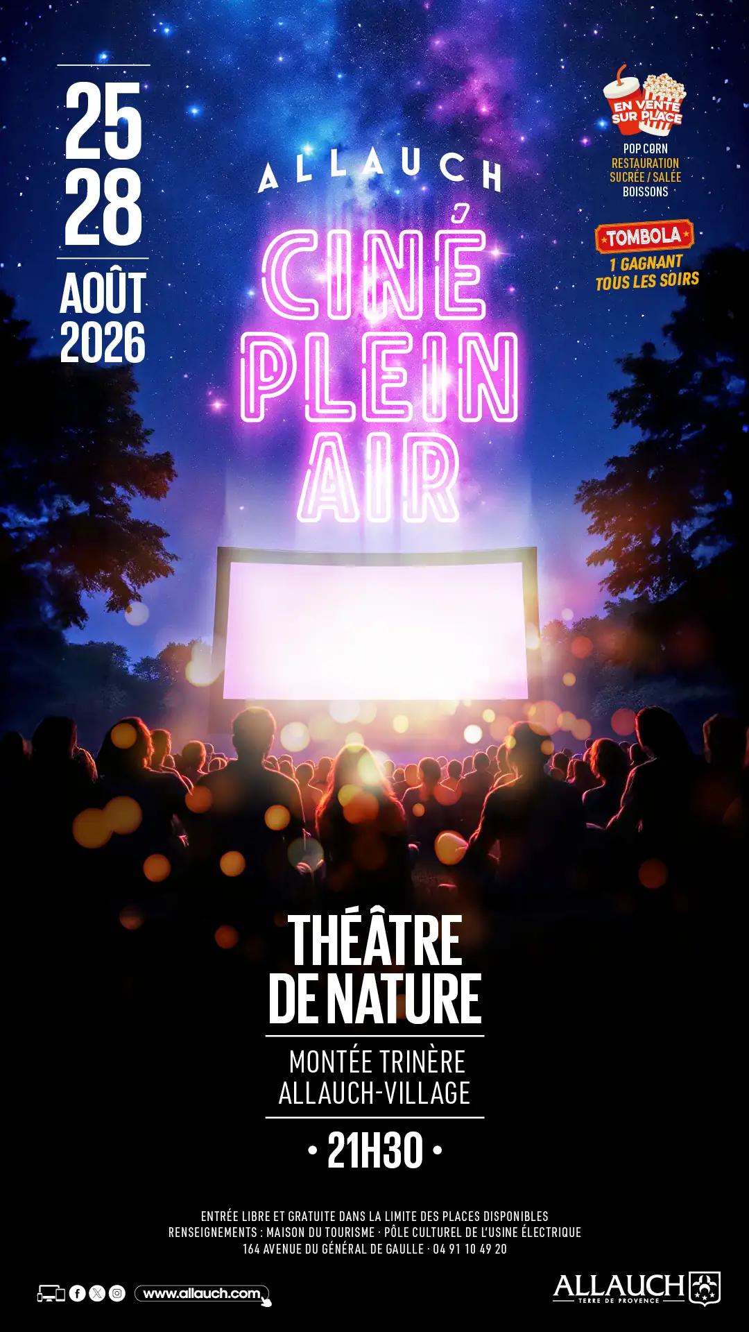 Allauch Ciné plein Air