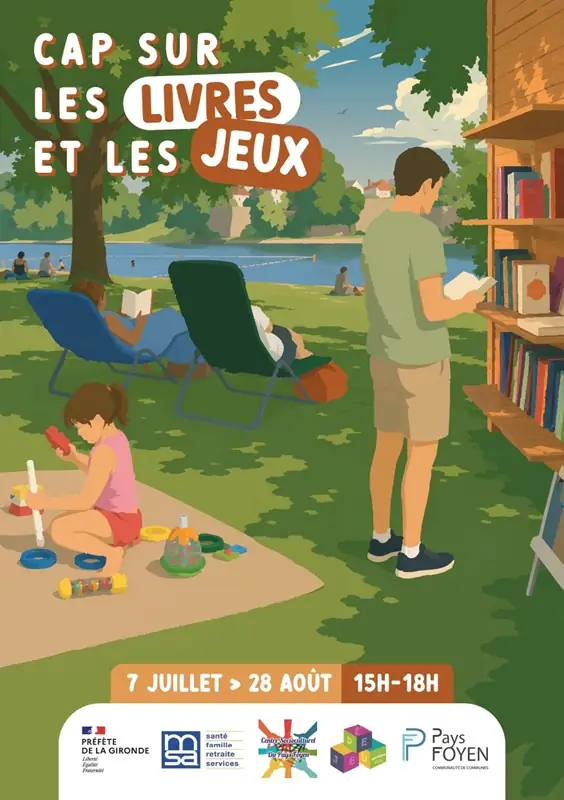 Cap sur les livres et les jeux