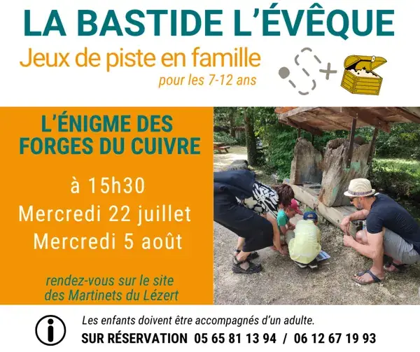 Jeu de piste "l'énigme des forges du cuivre"