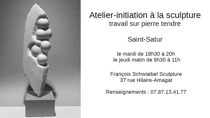 Atelier - initiation à la sculpture