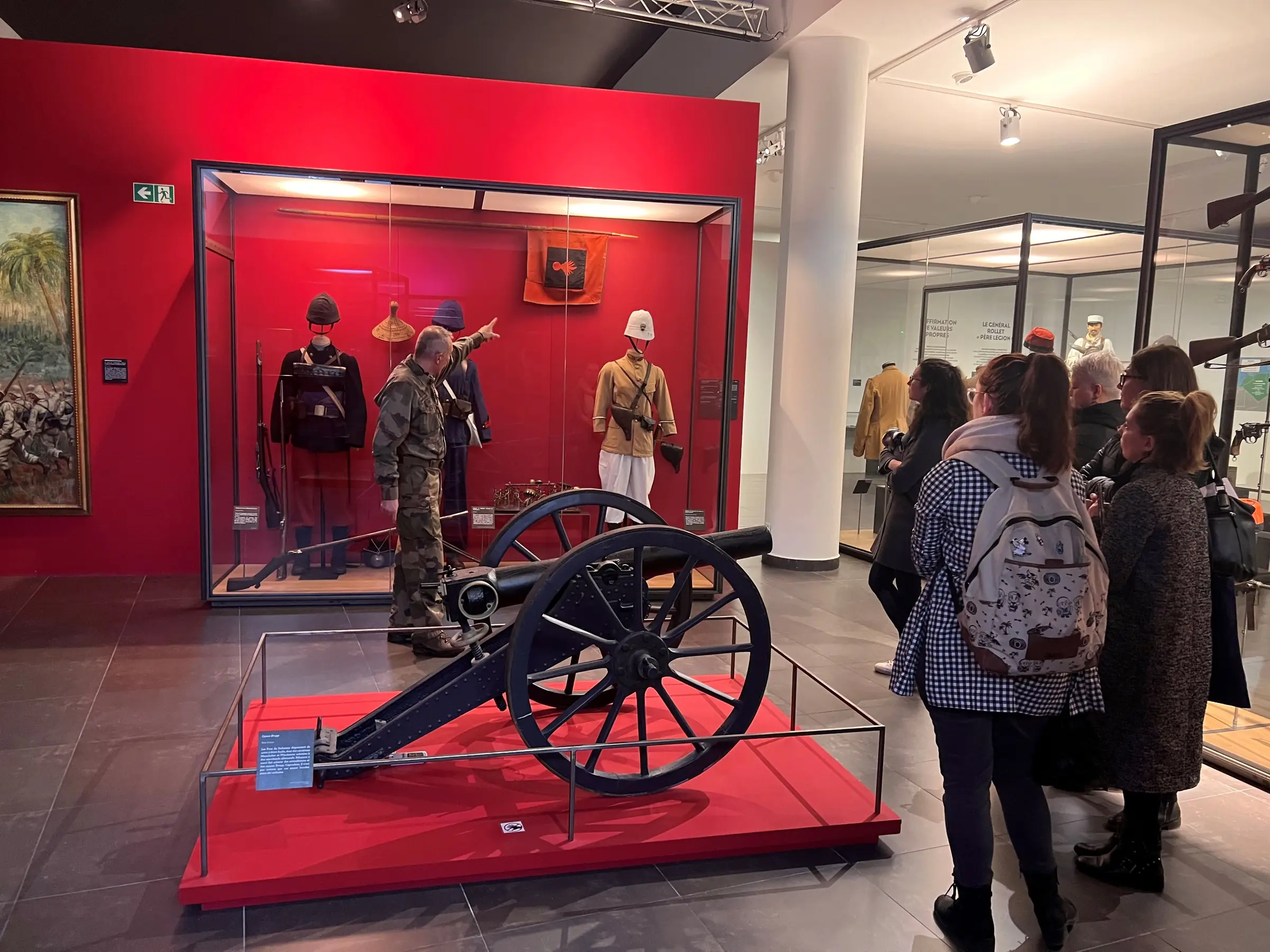 Visite guidée du musée de la Légion étrangère