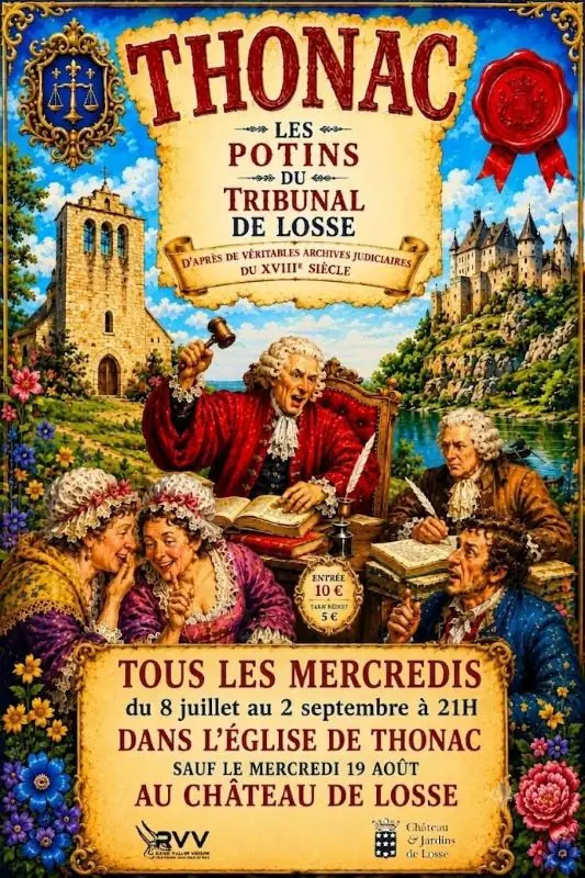 Théâtre - Les potins du tribunal de Losse