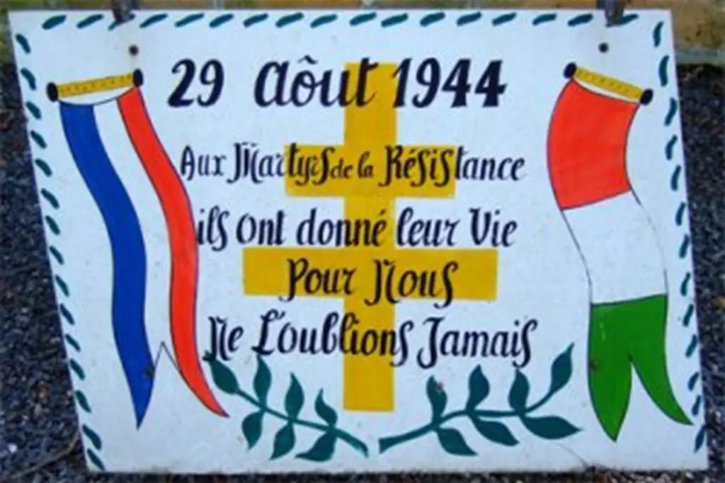 Bois de la Rosière - Résistance 2ème guerre mondiale