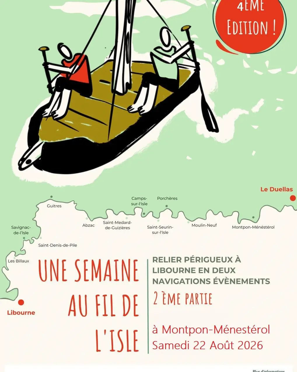 Une semaine au fil de l'Isle - Montpon