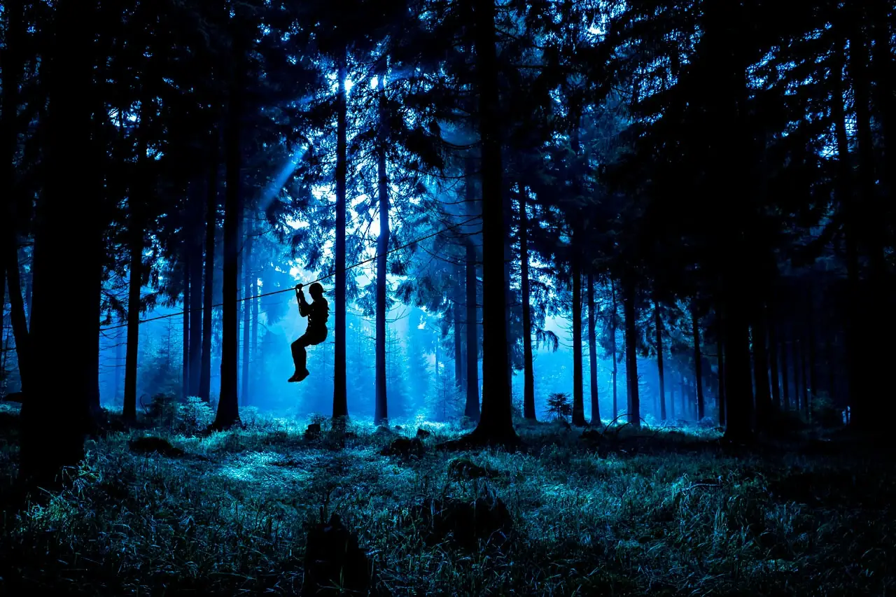 Soirées Accrobranche Nocturne - Etang de la Vallée