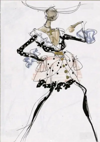 Christian Lacroix - Dessins, gribouillages et graffitis
